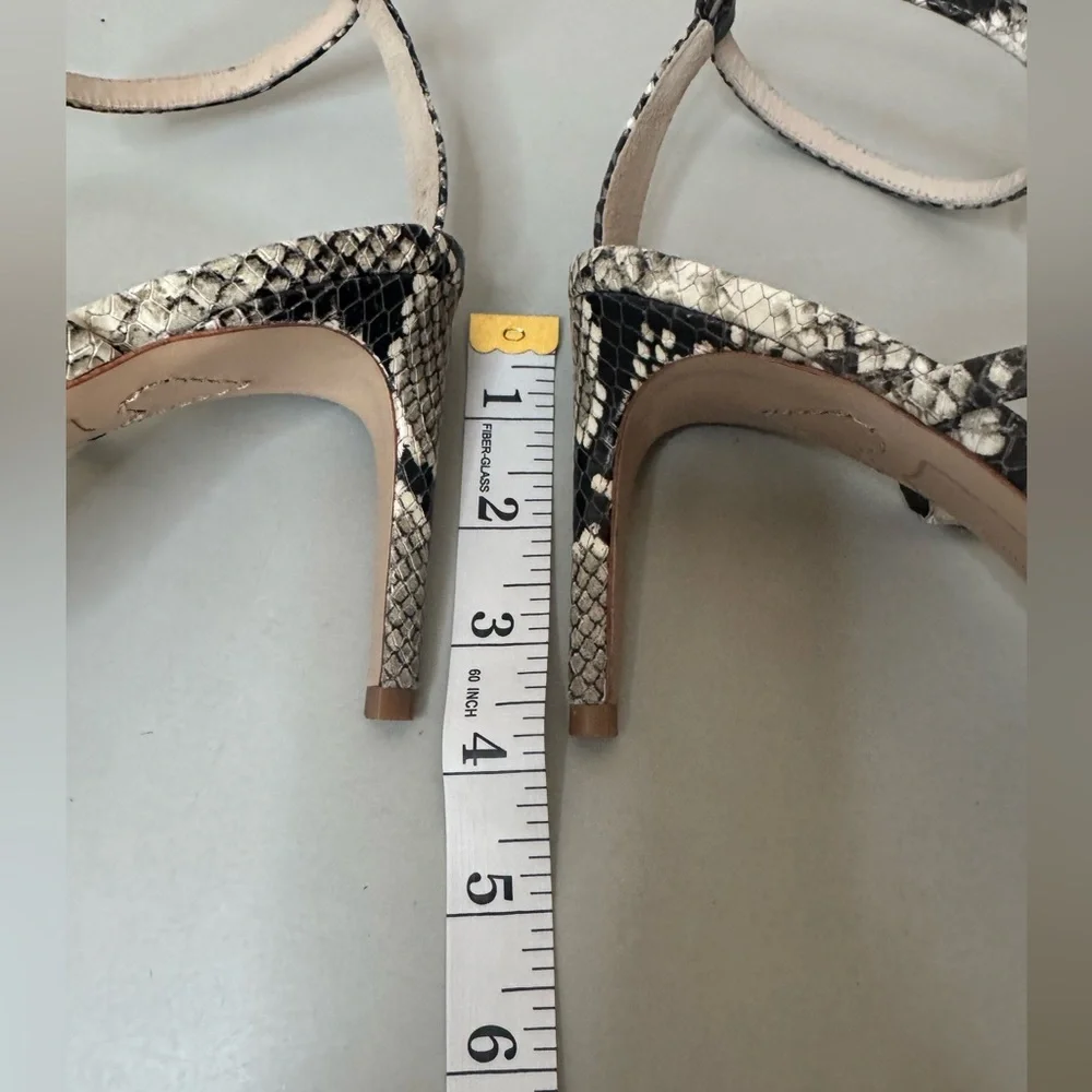 Sophia Webster Snakeskin Strappy Heels – Size 7.5, Ultra Chic Design - Picture 7 of 14